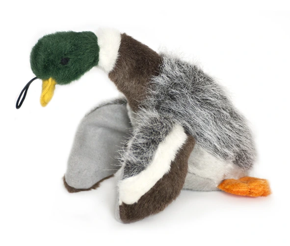 Hundebamse Brun And med squeeze lyd 38 cm